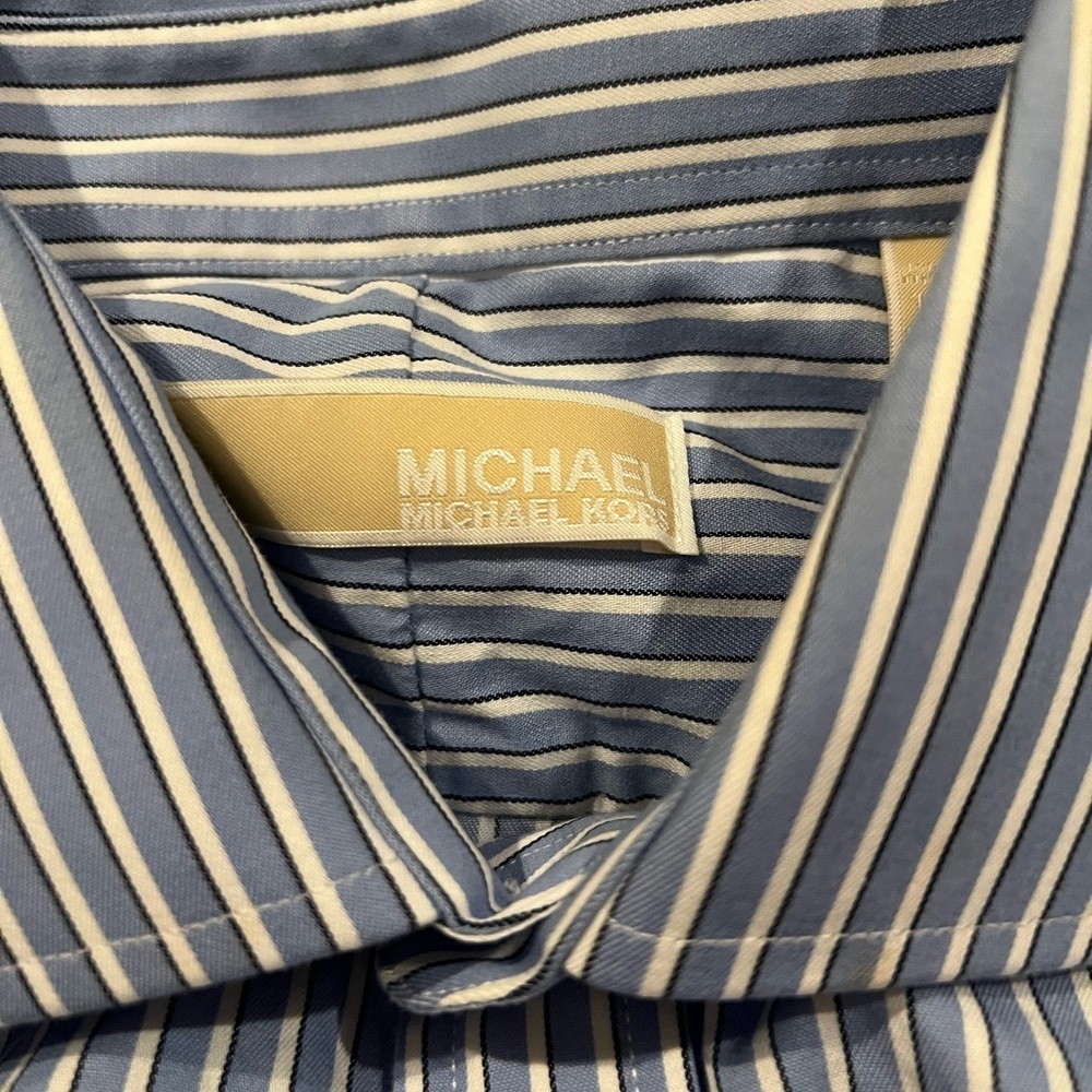 Michael Kors Striped Dress Shirt - Picture 2 of 6